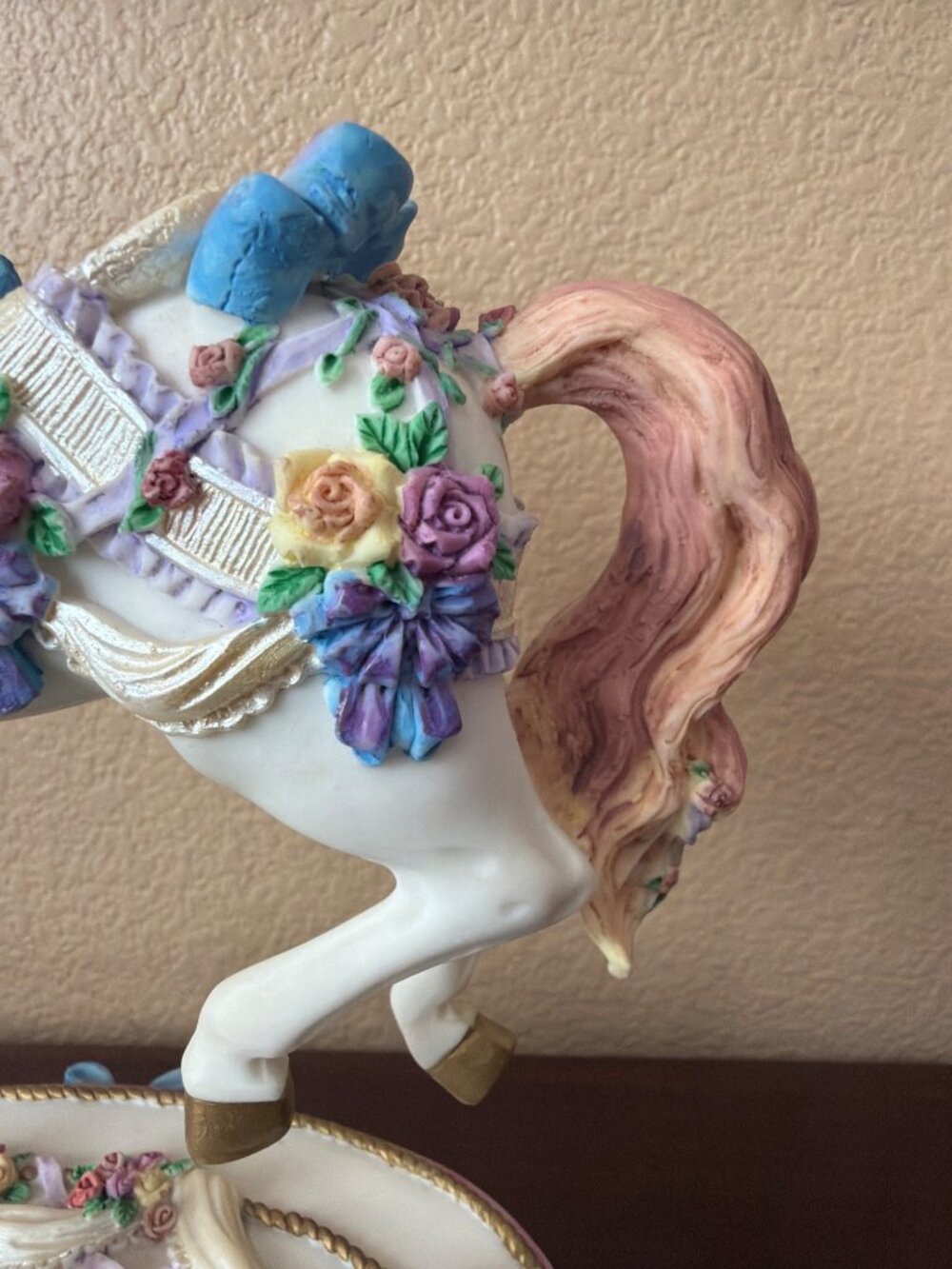 1995 San Francisco Music Box Morning Dance Carousel Horse LE 1044/3000 - Picture 14 of 16